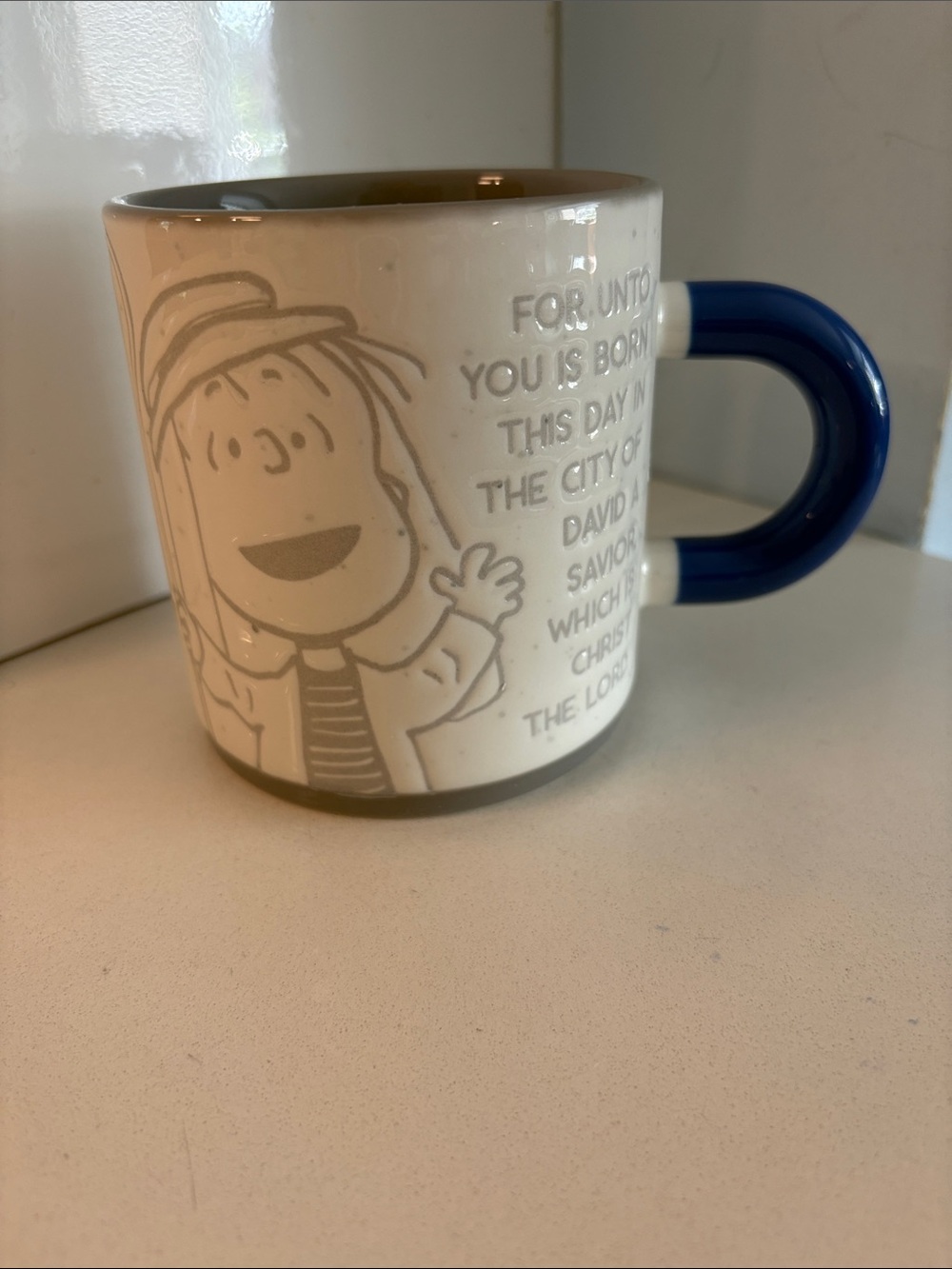 NWT 2022 Holiday Collectible Hallmark Peanuts Shepherd Linus Nativity Scene Mug